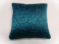Cuscino luminoso Blue Jacquard RETRO particolare cerniera