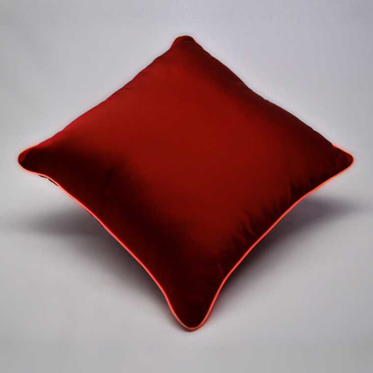 Cuscino Luminoso Rosso Luce Rossa