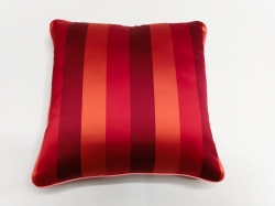Cuscino Luminoso Rosso Rigato Luce Rossa FRONTE