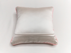 Cuscino Luminoso Bianco Luce Rossa RETRO dettaglio cerniera